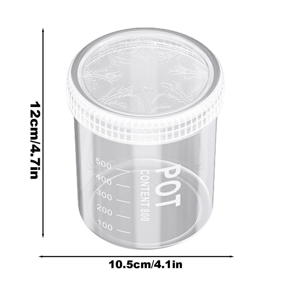 Rice Sealed Container Transparent Rice Dispenser Food Grade Anti-Moisture Cereals And Grains Sealed Storage Barrel For Dry Goods