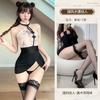 Sex Underwear Pure Desire Style New Chinese Light National Style Black Neck Close Waist Thin Dress