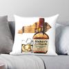 Kentucky Bourbon Maker's Mark Quadratisches Kissenbezug Polyester Leinen Samt Kreativer Dekorativer Wurfkissenbezug Heim-Kissenhülle