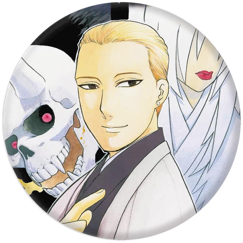 Japanese Anime Merchandise: Underworld Messenger Tin Badge Mirror Keychain Pendant Badge