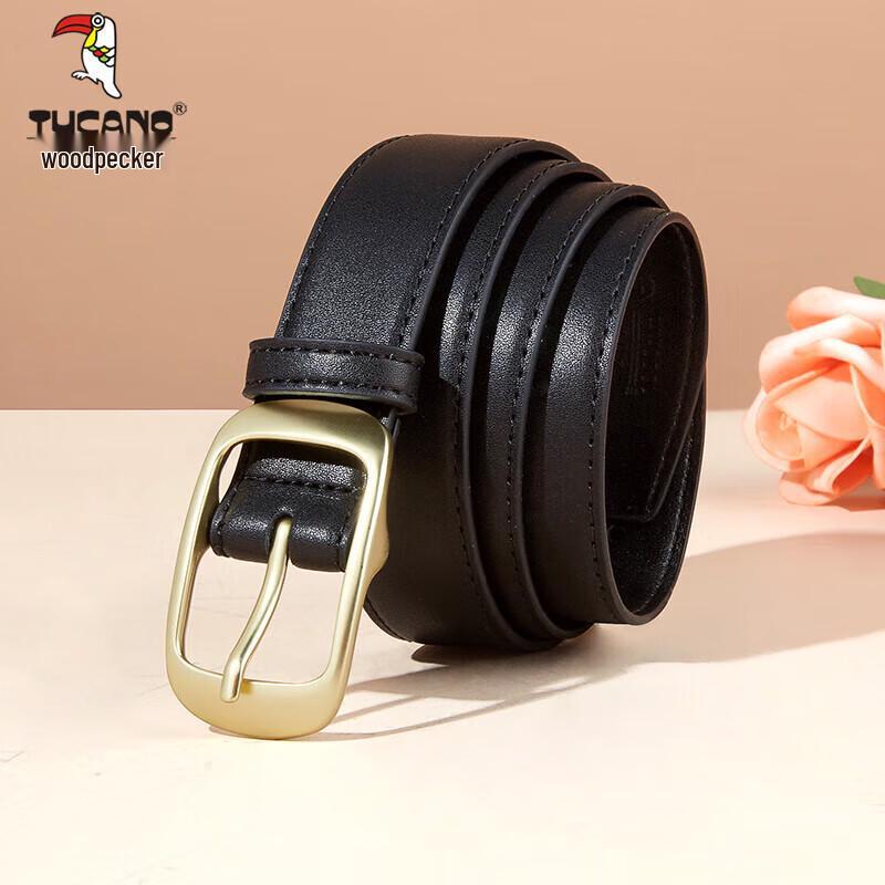 TUCANO Women's Fashion Leather Pin Buckle Belt