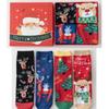 3D Cartoon Christmas Stocking Gift Set: Cute Mid-tube Women’s Socks for Autumn & Winter