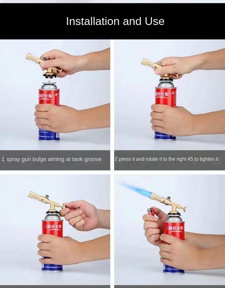 Torță Portabilă de Gaze pentru Sudură Flacără Arzător Butan Camping în Aer Liber BBQ Brichetă Aruncător de Flăcări Ustensile de Bucătărie Echipament de Sudură