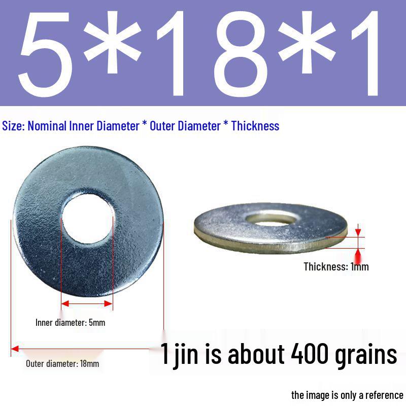 Galvanized Oversized Metal Washers M3-M60