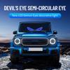 Flexible Dynamic Demon Eye Light USB LED Windshield Display Creative Atmosphere Lights  Car Decor