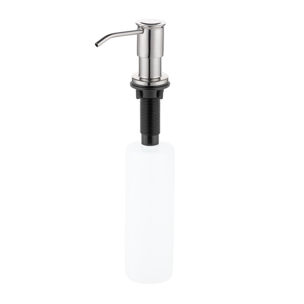 Factory Sell 304 Stainless Steel Sink Soap Dispenser Pump Head with Extension Silicone Tube Kit Liquid Dispenser
