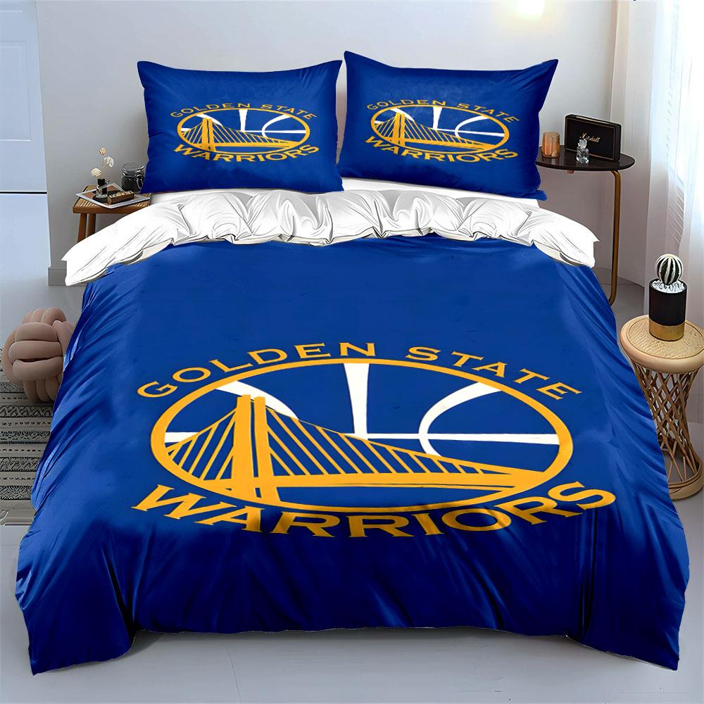 Golden State Warriors Logo. Bedding Sets Duvet Cover Sets Duvet Covers Pillowcases(1*Duvet Cover 2*Pillowcases Without Duvet Insert)