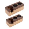 Coffee Tamper Holder Espresso Tamping Station Coffee Tools Rack Coffee Accessories Wood Materoal Gift for Coffee Lover