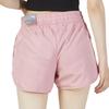 Puma Solid Color Logo Print Straight Leg Sports Shorts Women bottoms Pink 671773-80
