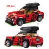 Technischer Speed Car MOC Stadtfahrzeug Rennwagen Rallye Bausteine Ziegel Set Retro Ornament DIY Spielzeug für Erwachsene Geschenke