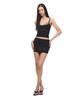 Too Much Tax Jersey Skirt Pants Black