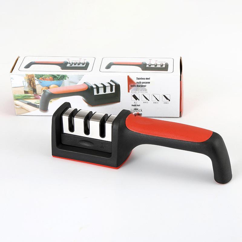 Multi-Functional 4-Stage Kitchen Sharpener and Whetstone