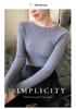 Women's Slim Fit Seamless Wool Base Layer Top - Elegant Ribbed Solid Color