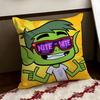 Anime TTeen TTitansS Go Cushion Cover Reversible Soft Durable Pillow Cover Home  Car MultiScene Use for Daily Comfort
