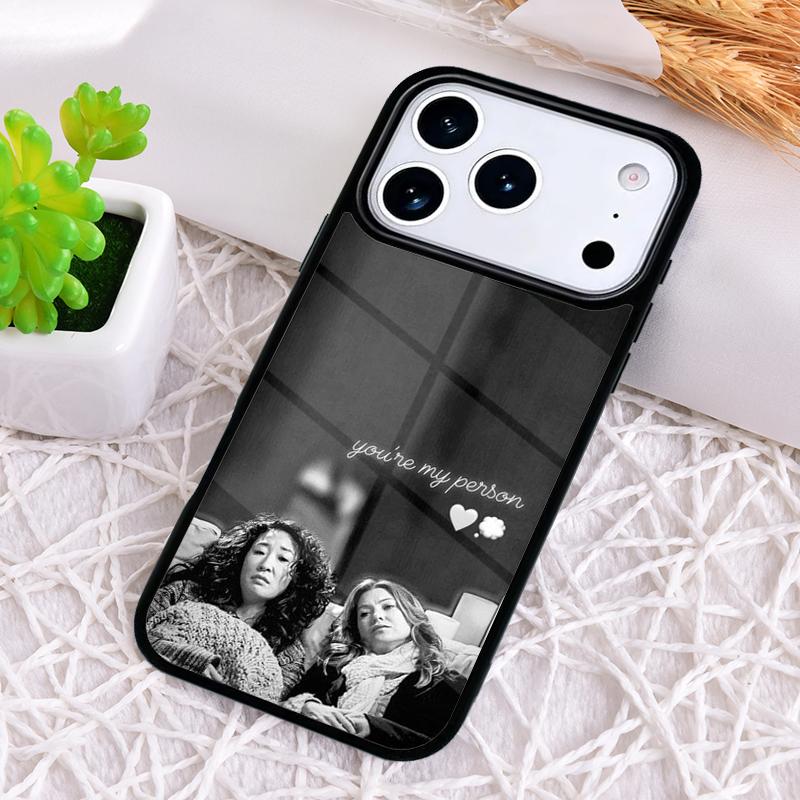 Greys Anatomy You are my person soft Phone Case for iPhone 17 Air 16 15 11 12 14 13 Pro Max Shockproof Cover