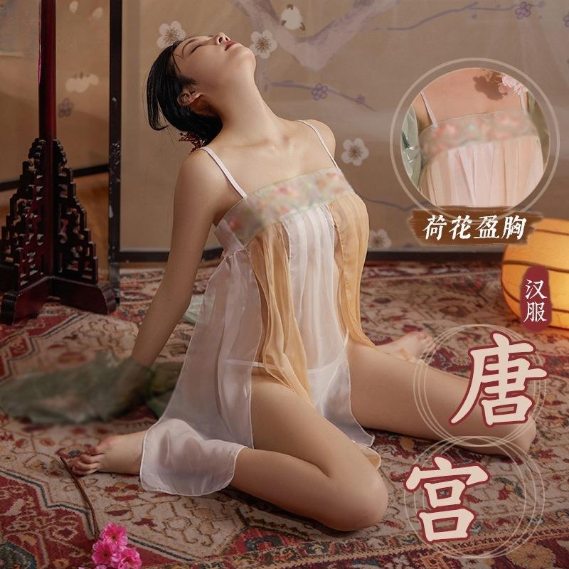 Sex underwear sexy pure desire antique uniform suit seduction passion mesh pajamas hanfu role play free