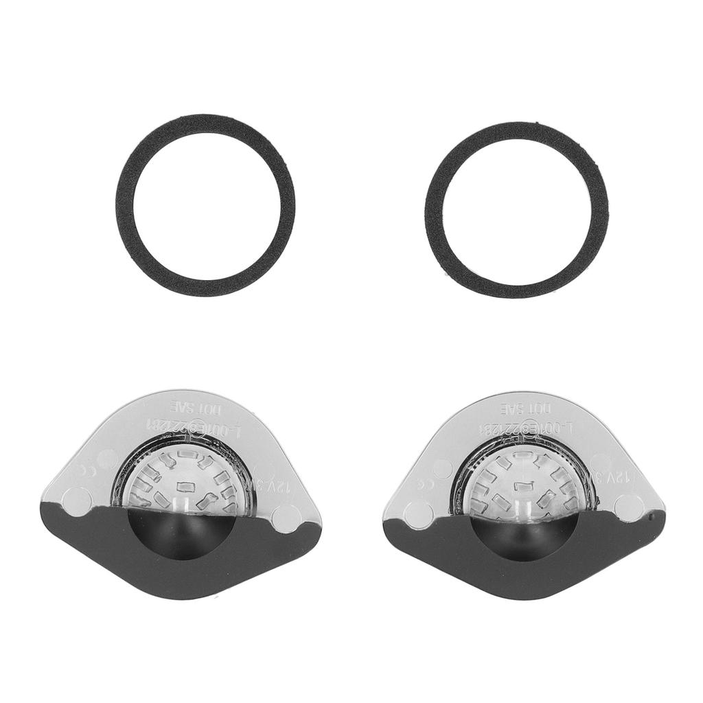2pcs SMD LED License Plate Lamp 3W 6500K White Light Fit for Ford Mustang 1994-2004