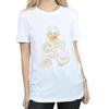 Disney Womens/Ladies Mummy Donald Duck Cotton Boyfriend T-Shirt