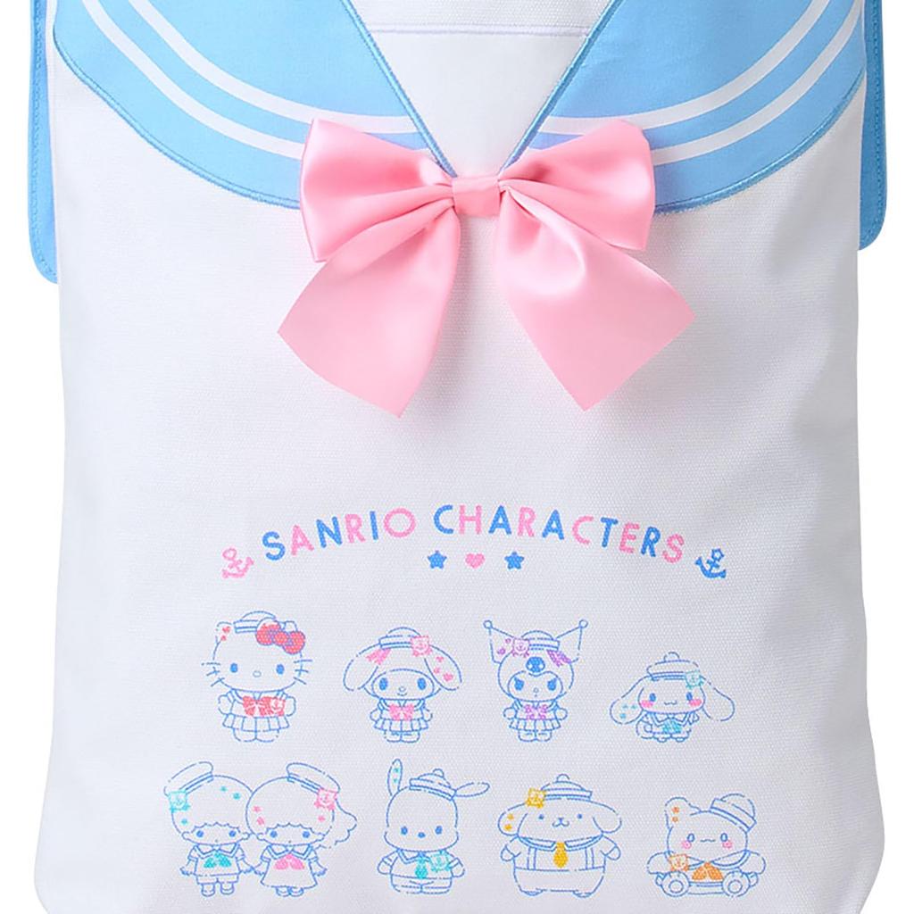 Sanrio Tote Bag Sanrio Characters A4 Size 802174 (Sailor Collar) Cotton/Polyester