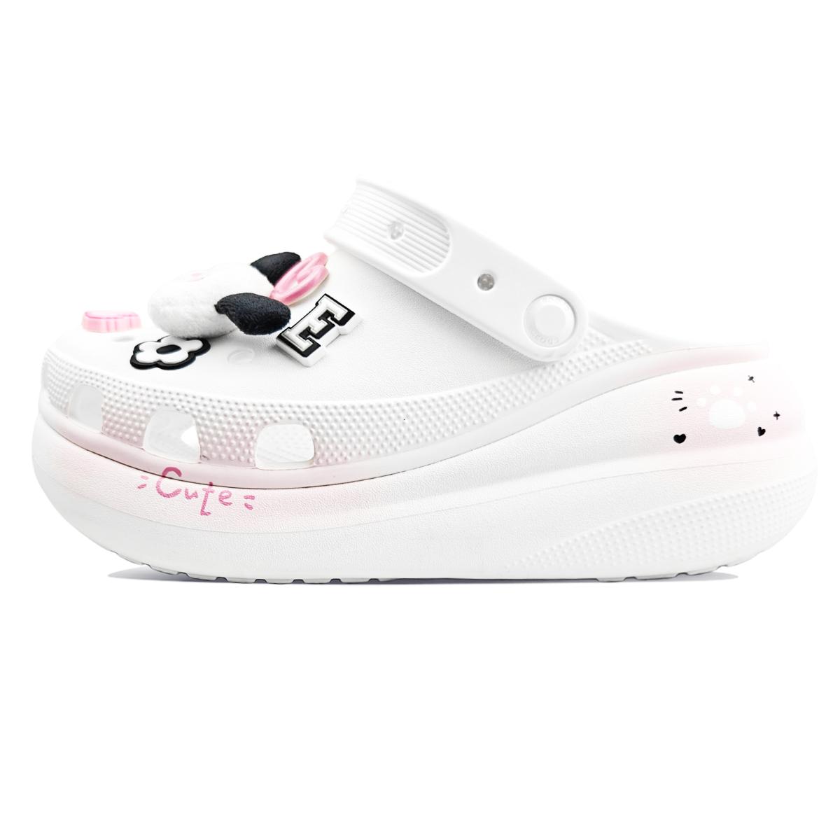 

Crocs Crush Clog BNK Little Friends EVA Cute Girly Simple Fashion Hole Shoes Unisex White 38-39