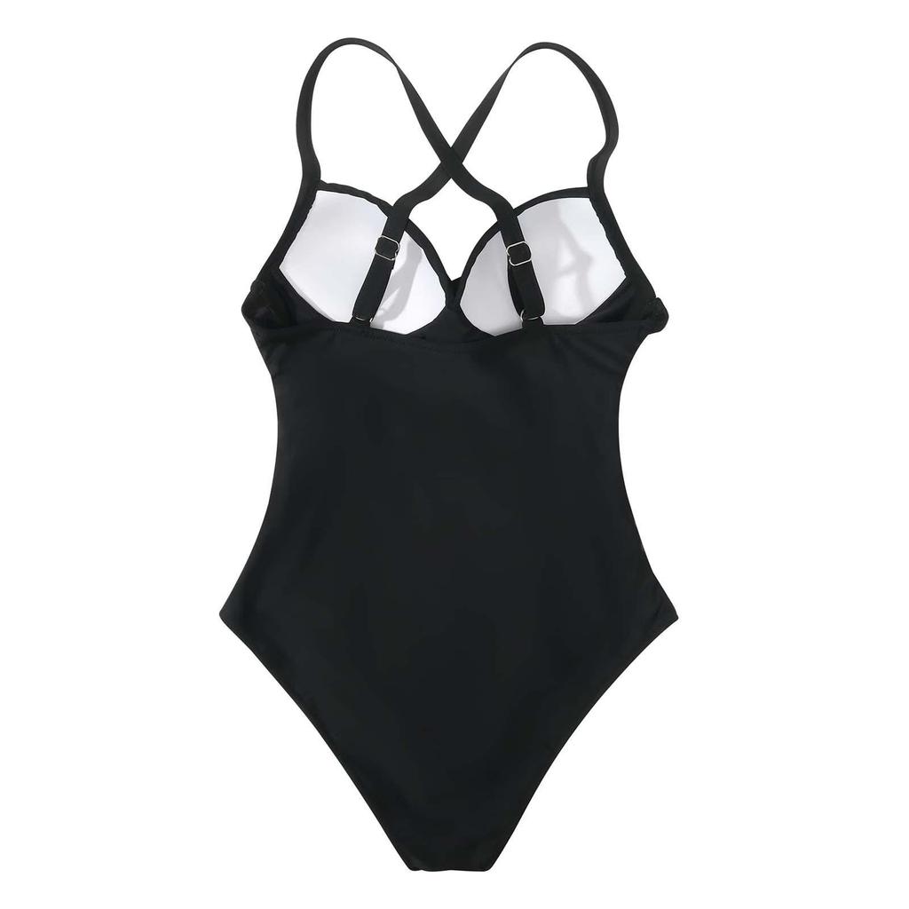 One Piece Swimsuit Women Halter Neck Cutout Waist Detail Floral Print Plus Size Swimwear Beachwear