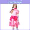 Stunning Pink Princess Mario And Peach Costume For Halloween And Party Dress Up