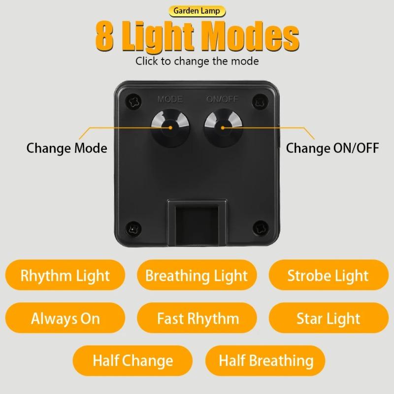 Outdoor Solar Light Bubble Ball Waterproof Lawn Lamp Garden Pilot Lantern String for Patio Camping Birthday Decoration Lighting