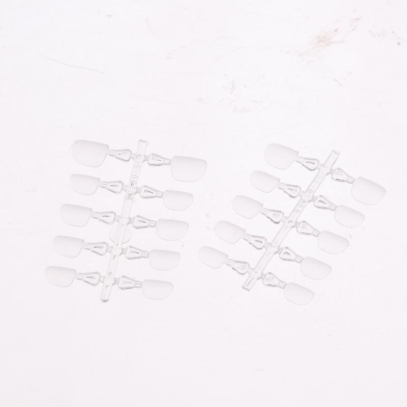 100Pcs Kids False Nails Press On Nails Coffin Artificial Nails Clear Fake Nail Tips For Extension Manicure Tool
