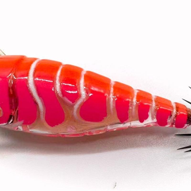 Luminously Squid Jigs Hook Fishing Lures Squid Cuttlefish Sleeve Jigs Fishing Lures Baits for Saltwater Freshwater