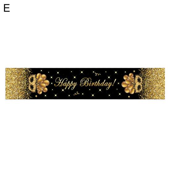 Tischläufer, waschbar, für mehr Tischatmosphäre, Oxford-Bankett, Happy Birthday, Party-Tuch, Heimdekoration