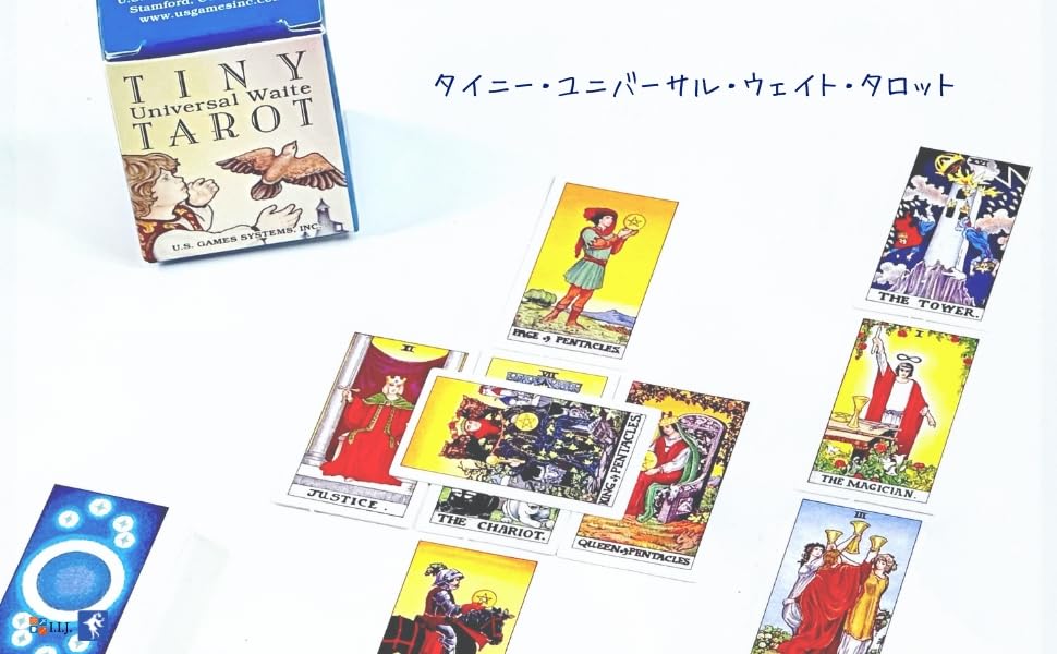Tiny Universal Waite Waite 78 Miniature Fortune Includes Japanese Authentic Product I.I.J Tarot, Edition, Cards, Tarot, Telling, Instructions,