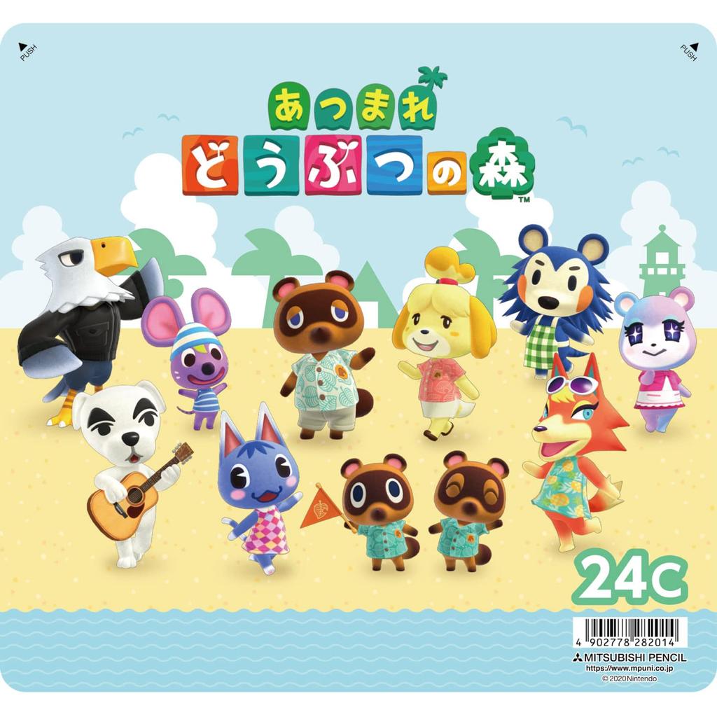 Mitsubishi Pencil Colored Pencil Animal Crossing 880 24 Colors K88024CDMS2