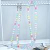 Anti Loss Candy Color Beaded Crossbody Chain Universal Phone Neck Straps  Phone Case Accessories