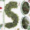 150cm 59.05 Inches Festive Decoration Sturdy Holiday Decor Indoor Outdoor Decor Long-lasting Holiday Decor Lifelike Cedar Leaves
