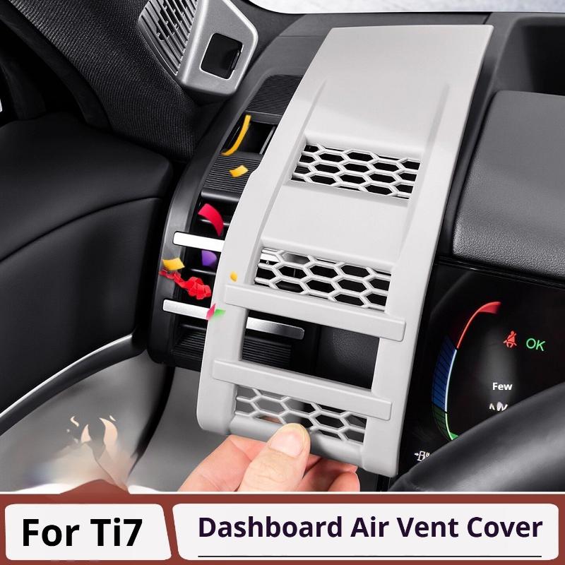 For BYD Titanium 7 Ti7 Car Instrument Air Conditioning Port Protective Cover Anti Blocking Covers On Both Sides of The Air Vents