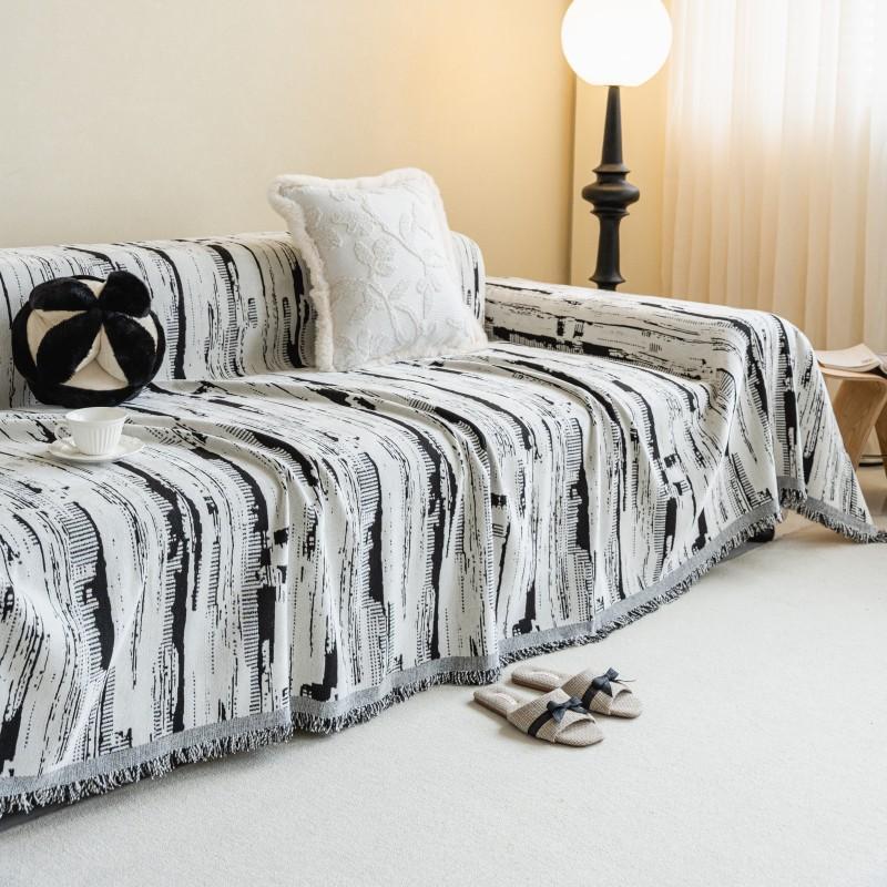 Sofa Cover Cloth, Light Luxury and High-end, Universal for All Seasons, Full Cover Sofa Cover, Nordic Ins Style Sofa Blanket, Sofa Towel