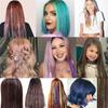 600 Strähnen funkeln glänzendes Haar Lametta Regenbogen-Haarverlängerung blendet Frauen Hippie-Haardekoration Flechten Haar-Styling-Tools