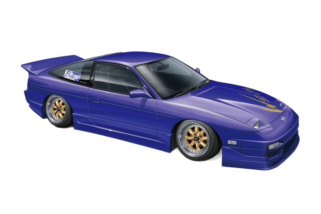Aoshima Bunka Kyozai The Tuned Car 110 RPS13 180SX Plastic Model Kit Co., Ltd. (AOSHIMA) No. 1/24 B-WAVE '91 Ver.B (Nissan)