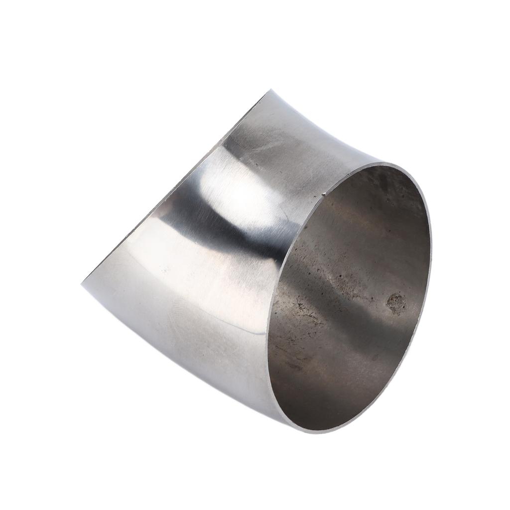 45 Degrees  Turbo Exhaust Bend Elbow Pipe Exhaust Downpipe Corrosion Resistant 304 Stainless Steel