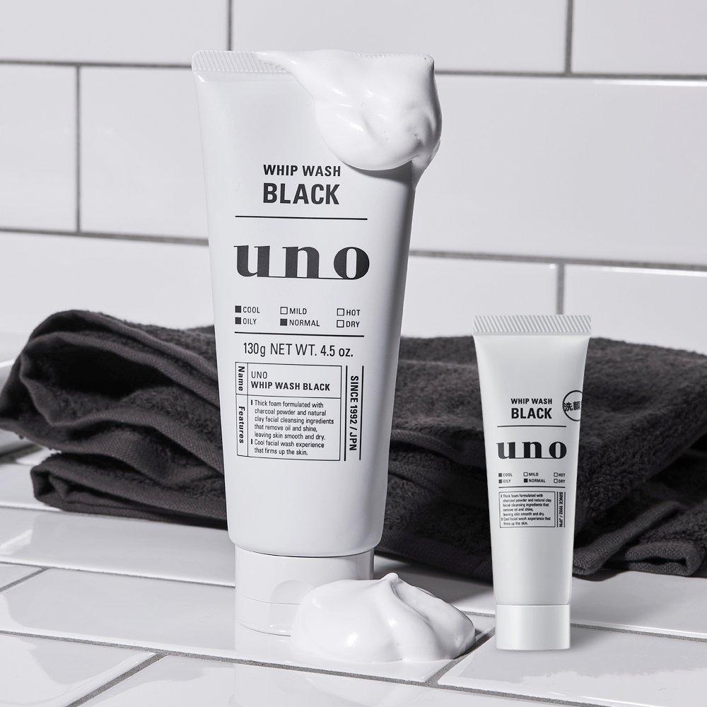 

Uno Whip Wash Black Foam Cleansing 130g+ Whip Wash Black 30ml