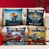 Comic Cartoon Dog Man Anime Pillow Cover Sofa Cushion Cover Home Room Decoration Children Gift