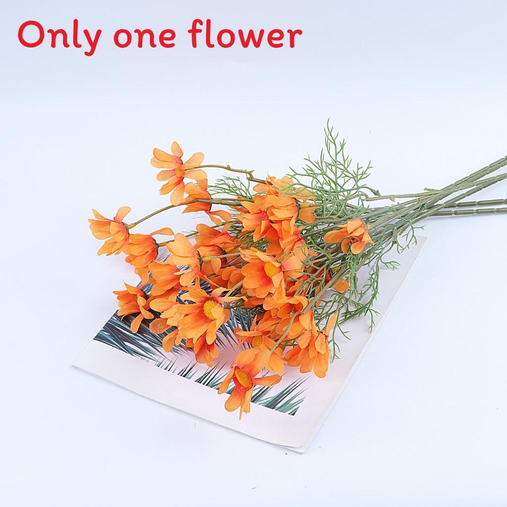 Plastic Symphyotrichum Novi Belgii Artificial Flowers 49cm Faux Floral Decor For Wedding And Outdoor Settings