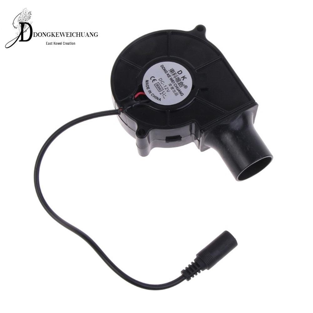 7,5cm 7530 Holzofen Gebläse, Runder Rohrkopf, 110-240V.