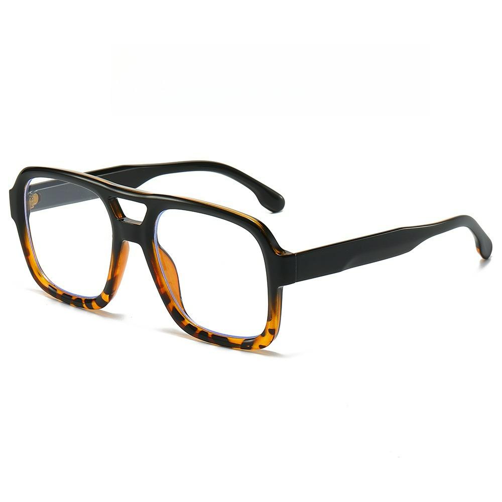 

1pc Women s Large Frame Beautiful Fashion Flat Mirror Transparent Lens Summer Autumn Daily Travel School Decoration Glasses