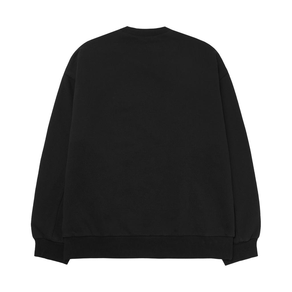 Carhartt WIP FW25 Detroit Sweatshirt Classic Loose Fit Square Label Zipper Chest Pocket Crew Neck Long Sleeve Sweatshirt Men Sweatshirt I035547-89-06