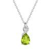[FANCIME] K14 Necklace for Women, Birthstone, "Eternal Knot" 14k Gold Pendant, Christmas Gift