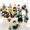 Anime Demon Slayer Action Figures Tanjirou Tomioka GiyuuZenitsu Kochou Nezuko Anime Figure Collect Kid Doll Toys for Children