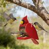 Organic Wood Wild Bird supplier daubed Red Climate Proof Build Suitable For Yard Or deck arrange