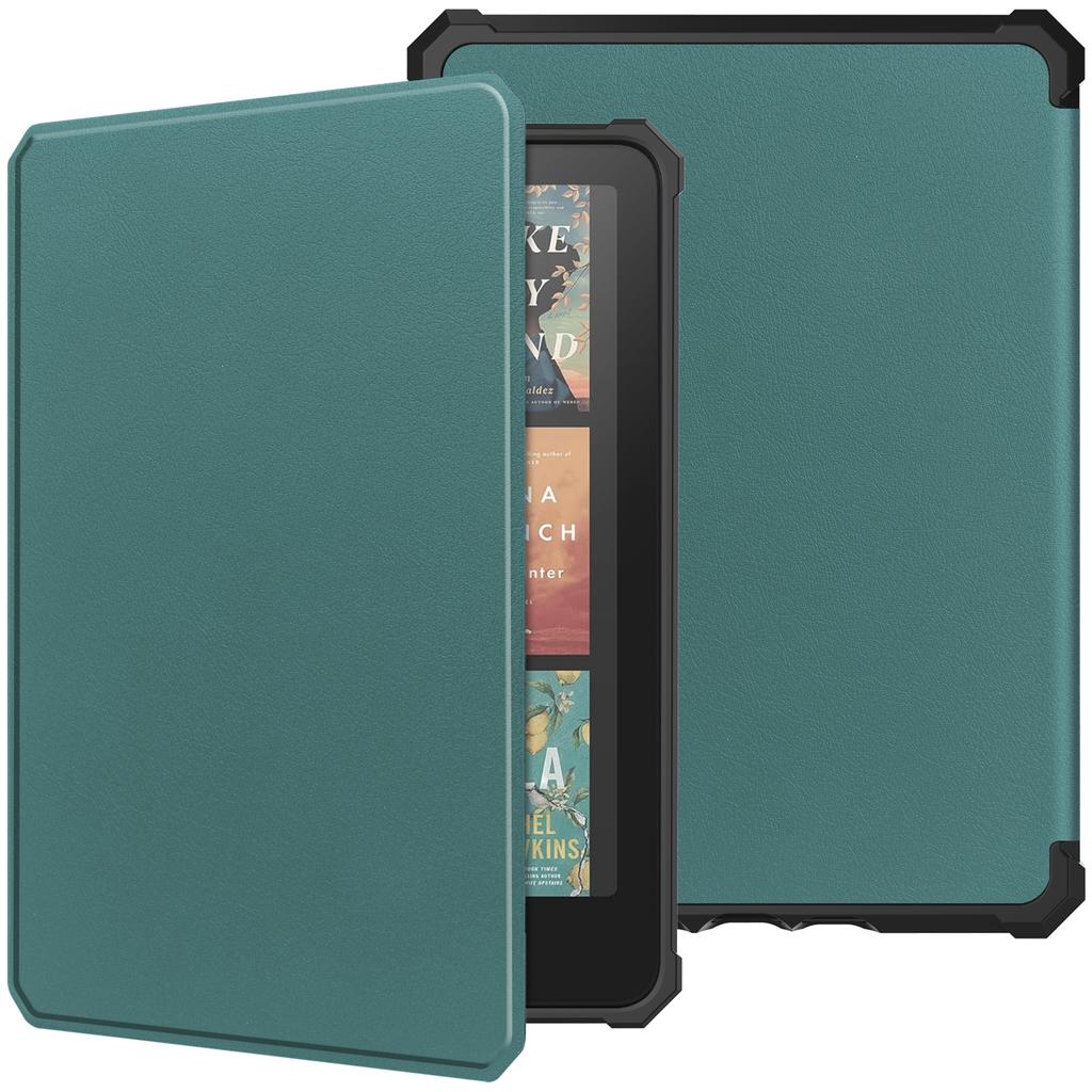 For Amazon Kindle Paperwhite (2024)/Kindle Colorsoft Case PU Leather + TPU E-Reader Cover Auto Wake/Sleep