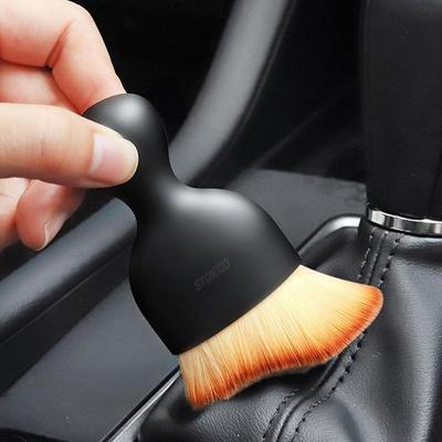 1pc Car Interior Cleaning Soft Brush Dashboard Air Outlet Gap Dust Removal Home Office Detailing Clean Tools